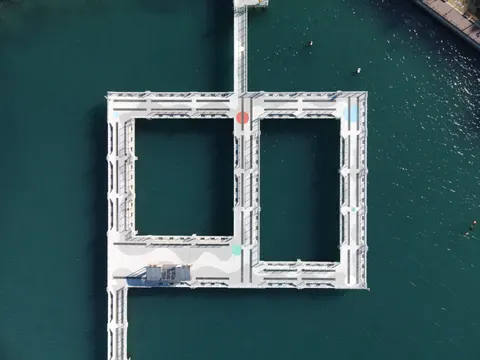 Papel de parede Ilha aérea 4K · ocean · 3840×2880