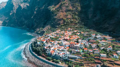 Insel-Luftaufnahme 4K Hintergrundbild · ocean · 3840×2160