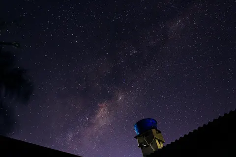 Обои Млечный Путь ночью 4K · space · 3840×2560