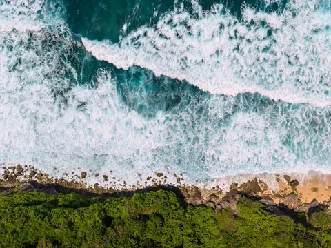 Meereswellen 4K Hintergrundbild · ocean · 3840×2880
