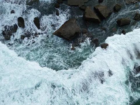 Fondo de pantalla Olas del Océano 4K · ocean · 3840×2880