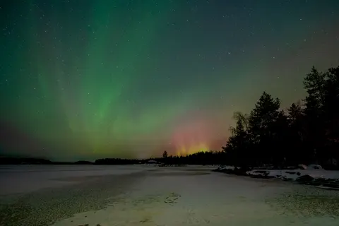 Fondo de pantalla Aurora boreal 4K · nature · 3840×2562