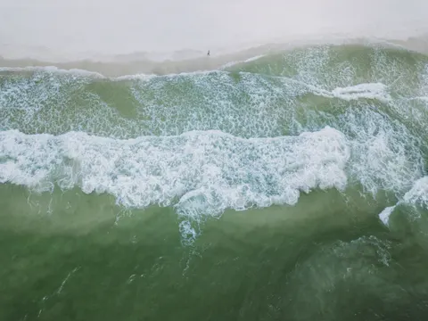 Fondo de pantalla Olas del Océano 4K · ocean · 3840×2879