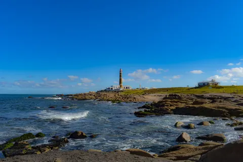 灯台のある海岸 4K壁紙 · ocean · 3840×2560