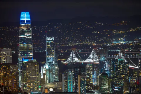 City Skyline at Night 4K Wallpaper · city · 3840×2560