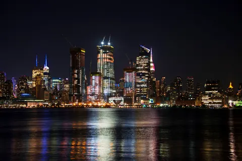 City Skyline at Night 4K Wallpaper · city · 3840×2563