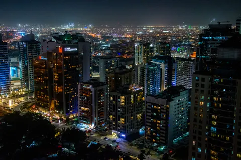 City Aerial 4K Wallpaper · city · 3840×2553