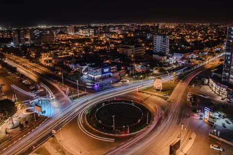 City Aerial 4K Wallpaper · city · 3840×2560