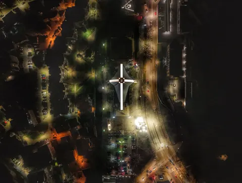 Fondo de pantalla Ciudad aérea 4K · city · 3840×2906