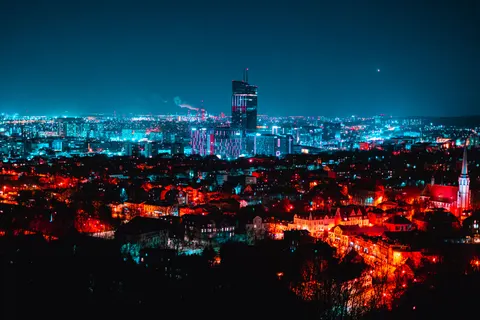 City Aerial 4K Wallpaper · city · 3840×2561