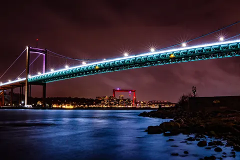Papel de parede Ponte da cidade 4K · city · 3840×2560