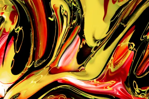 क्रोम तरल 4K वॉलपेपर · abstract · 3840×2560