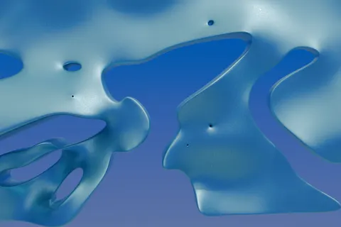 Fond d'écran Chrome liquide 4K · abstract · 3840×2560
