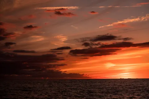 Sunset Horizon 4K Wallpaper · sunset · 3840×2560