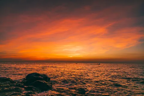 Sunset Horizon 4K Wallpaper · sunset · 3840×2560