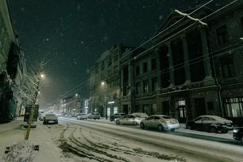 Sfondo Nevicata 4K · winter · 3840×2560