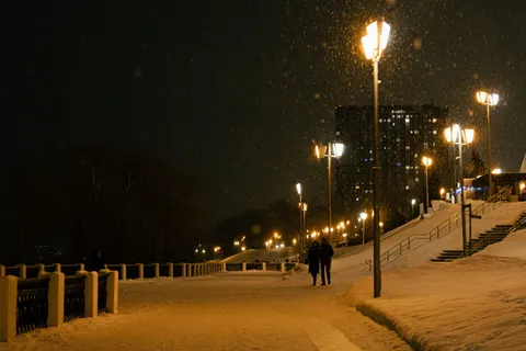 Sfondo Nevicata 4K · winter · 3840×2560