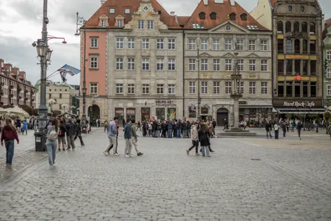 Old Town Street 4K Wallpaper · architecture · 3840×2560