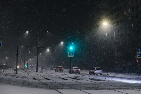 Sfondo Nevicata 4K · winter · 3840×2560