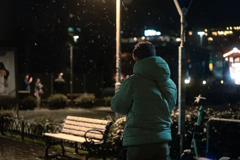 Sfondo Nevicata 4K · winter · 3840×2560