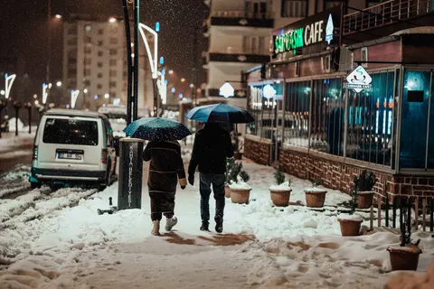 Sfondo Nevicata 4K · winter · 3840×2560