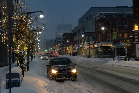 Sfondo Nevicata 4K · winter · 3840×2560