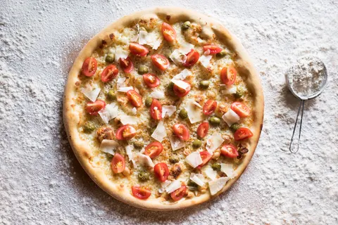 Pizza 4K Hintergrundbild · food · 3840×2563