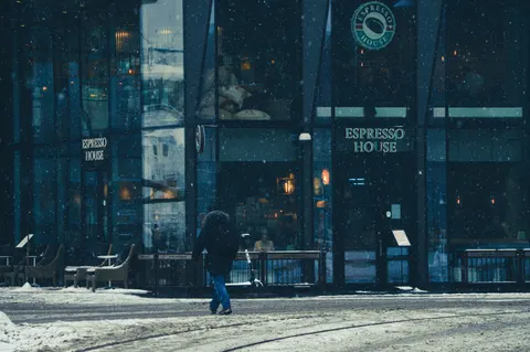 बर्फबारी 4K वॉलपेपर · winter · 3840×2553