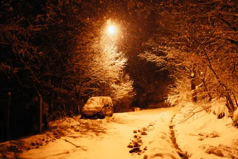 Sfondo Nevicata 4K · winter · 3840×2560