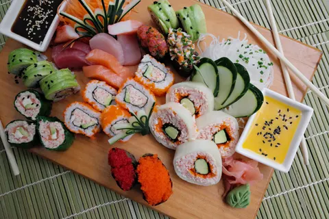 सुशी 4K वॉलपेपर · food · 3840×2560