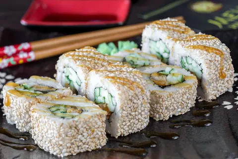सुशी 4K वॉलपेपर · food · 3840×2560