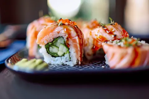 सुशी 4K वॉलपेपर · food · 3840×2561