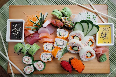सुशी 4K वॉलपेपर · food · 3840×2560