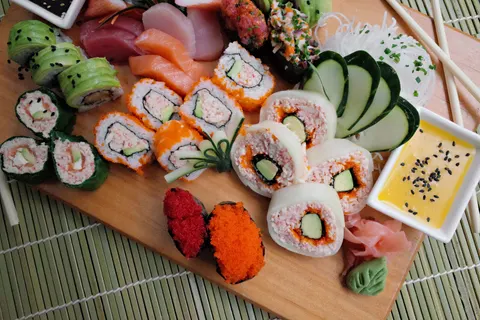 सुशी 4K वॉलपेपर · food · 3840×2560