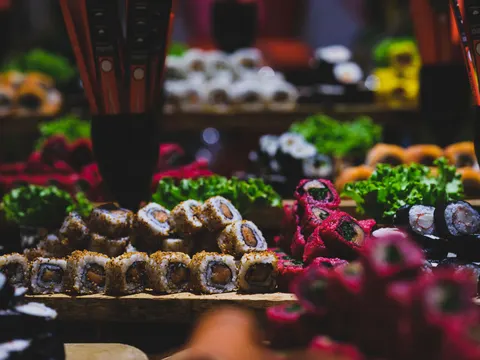 सुशी 4K वॉलपेपर · food · 3840×2880