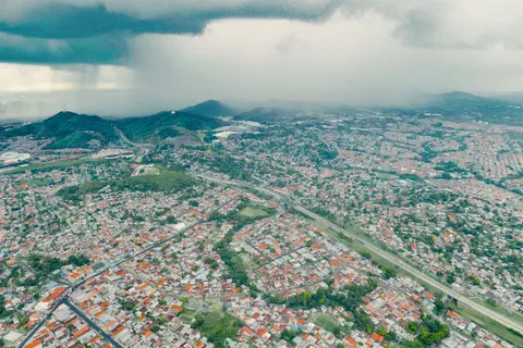 हवाई शहर 4K वॉलपेपर · aerial · 3840×2560