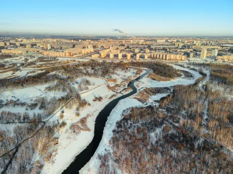 Sfondo Città dall'Alto 4K · aerial · 3840×2880