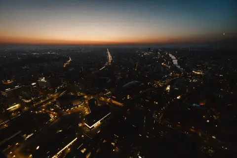 Aerial City 4K Wallpaper · aerial · 3840×2560