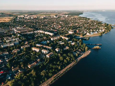 Aerial City 4K Wallpaper · aerial · 3840×2880