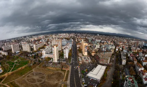 Aerial City 4K Wallpaper · aerial · 3840×2289