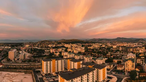 Papel de parede Cidade Vista do Alto 4K · aerial · 3840×2158