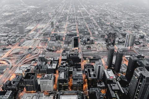 Aerial City 4K Wallpaper · aerial · 3840×2560