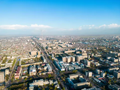 Aerial City 4K Wallpaper · aerial · 3840×2880