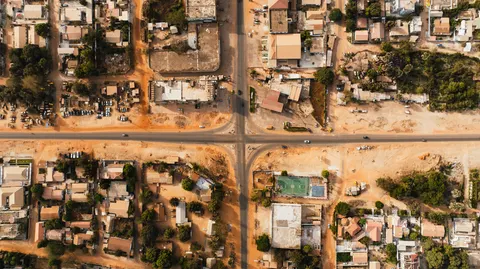 Aerial City 4K Wallpaper · aerial · 3840×2157