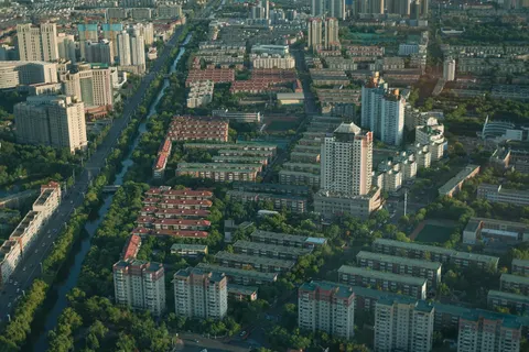 Aerial City 4K Wallpaper · aerial · 3840×2560