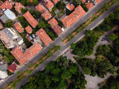 Aerial City 4K Wallpaper · aerial · 3840×2880