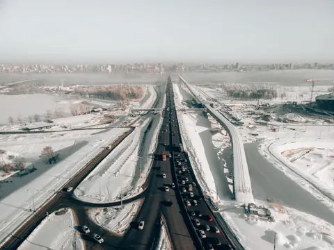 항공뷰 도시 4K 배경화면 · aerial · 3840×2880