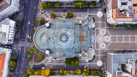 Sfondo Città dall'Alto 4K · aerial · 3840×2160