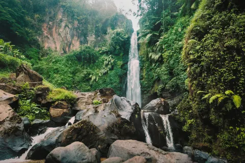 Jungle Waterfall 4K Wallpaper · waterfall · 3840×2560