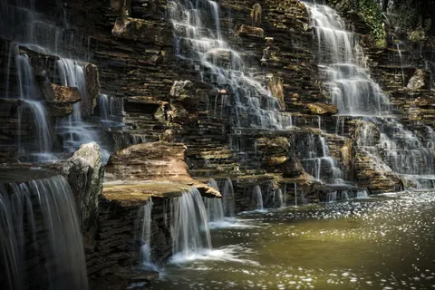 Fond d'écran Cascade 4K · nature · 3840×2561